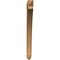 Ekena Millwork Thorton Arts & Crafts Rough Sawn Bracket, Western Red Cedar, 4"W x 44"D x 48"H BKT04X44X48THR03RWR - alternate 2